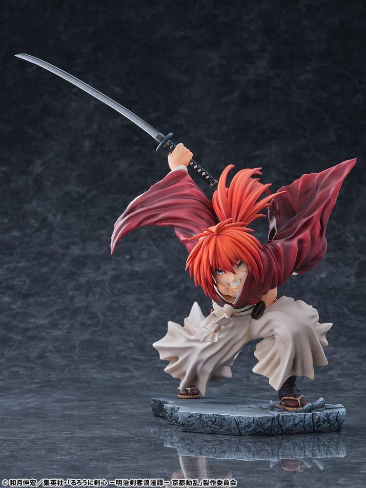 Rurouni Kenshin: Meiji Kenkaku Romantan Kyoto Douran PVC Figur 1/6 Kenshin Himura Dragon Flight of Heaven Ver. 26 cm Bellfine