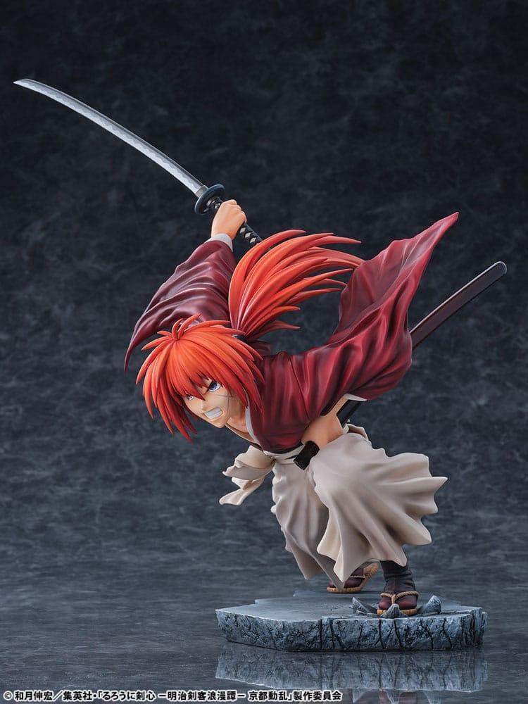Rurouni Kenshin: Meiji Kenkaku Romantan Kyoto Douran PVC Figur 1/6 Kenshin Himura Dragon Flight of Heaven Ver. 26 cm Bellfine