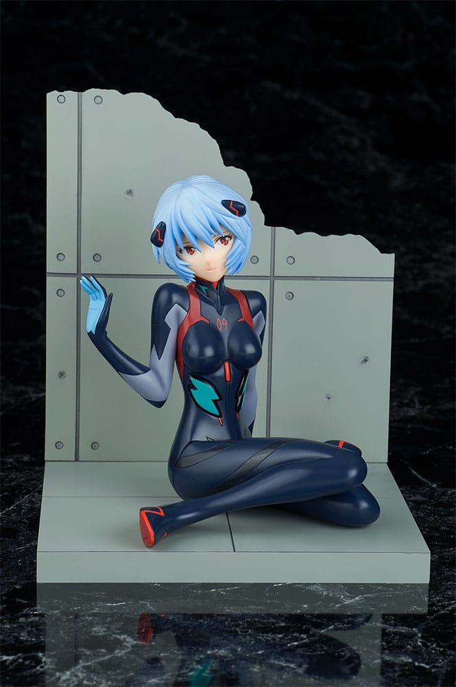 Evangelion 4.0 Final PVC Figur 1/7 Tentative Name Rei Ayanami Plugsuit Ver. Ny Filmutgåva 10 cm Bellfine