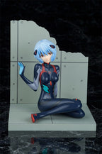 Evangelion 4.0 Final PVC Figur 1/7 Tentative Name Rei Ayanami Plugsuit Ver. Ny Filmutgåva 10 cm Bellfine