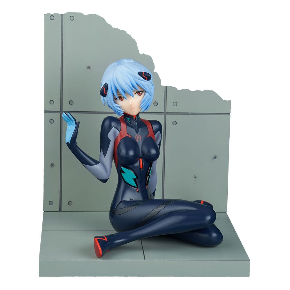 Evangelion 4.0 Final PVC Figur 1/7 Tentative Name Rei Ayanami Plugsuit Ver. Ny Filmutgåva 10 cm Bellfine