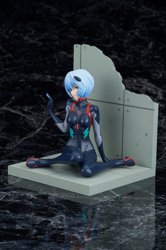 Evangelion 4.0 Final PVC Figur 1/7 Tentative Name Rei Ayanami Plugsuit Ver. Ny Filmutgåva 10 cm Bellfine