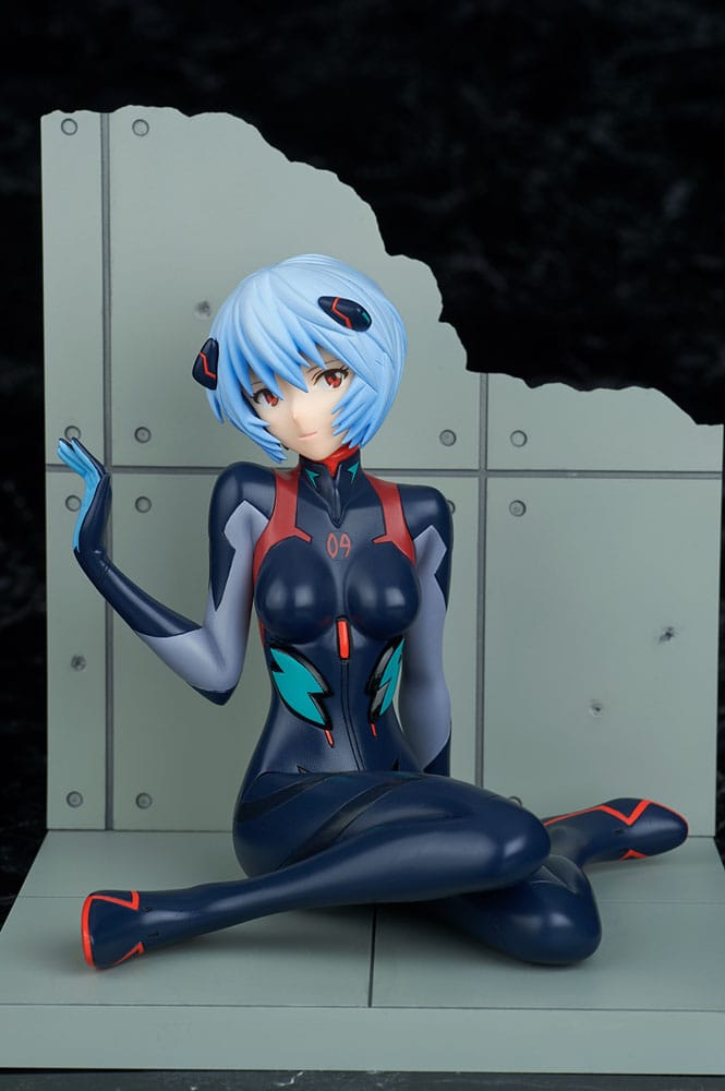 Evangelion 4.0 Final PVC Figur 1/7 Tentative Name Rei Ayanami Plugsuit Ver. Ny Filmutgåva 10 cm Bellfine