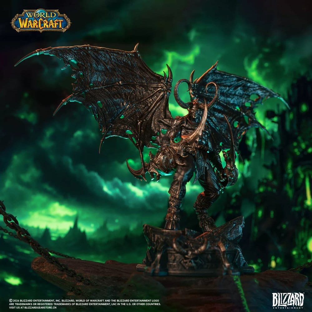 World of Warcraft 1/10 Skala Figur Illidan Stormrage (Bronsfärgad) 34 cm