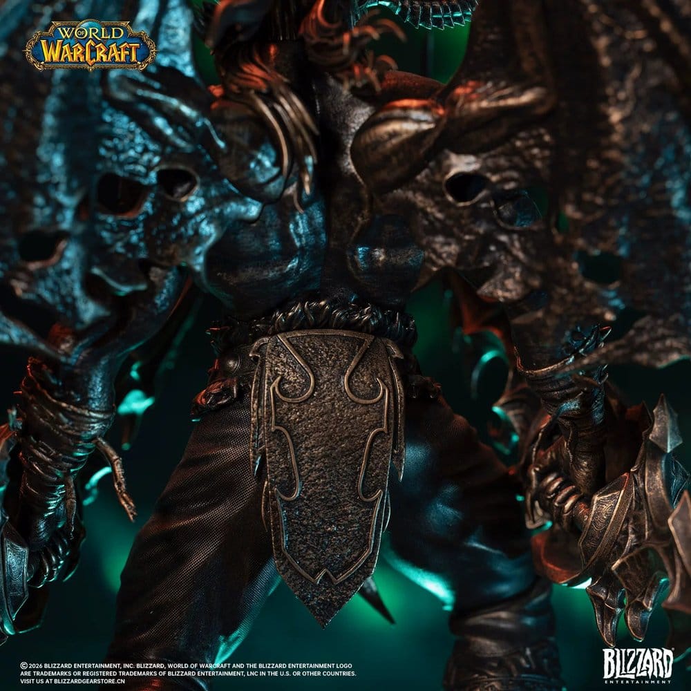 World of Warcraft 1/10 Skala Figur Illidan Stormrage (Bronsfärgad) 34 cm