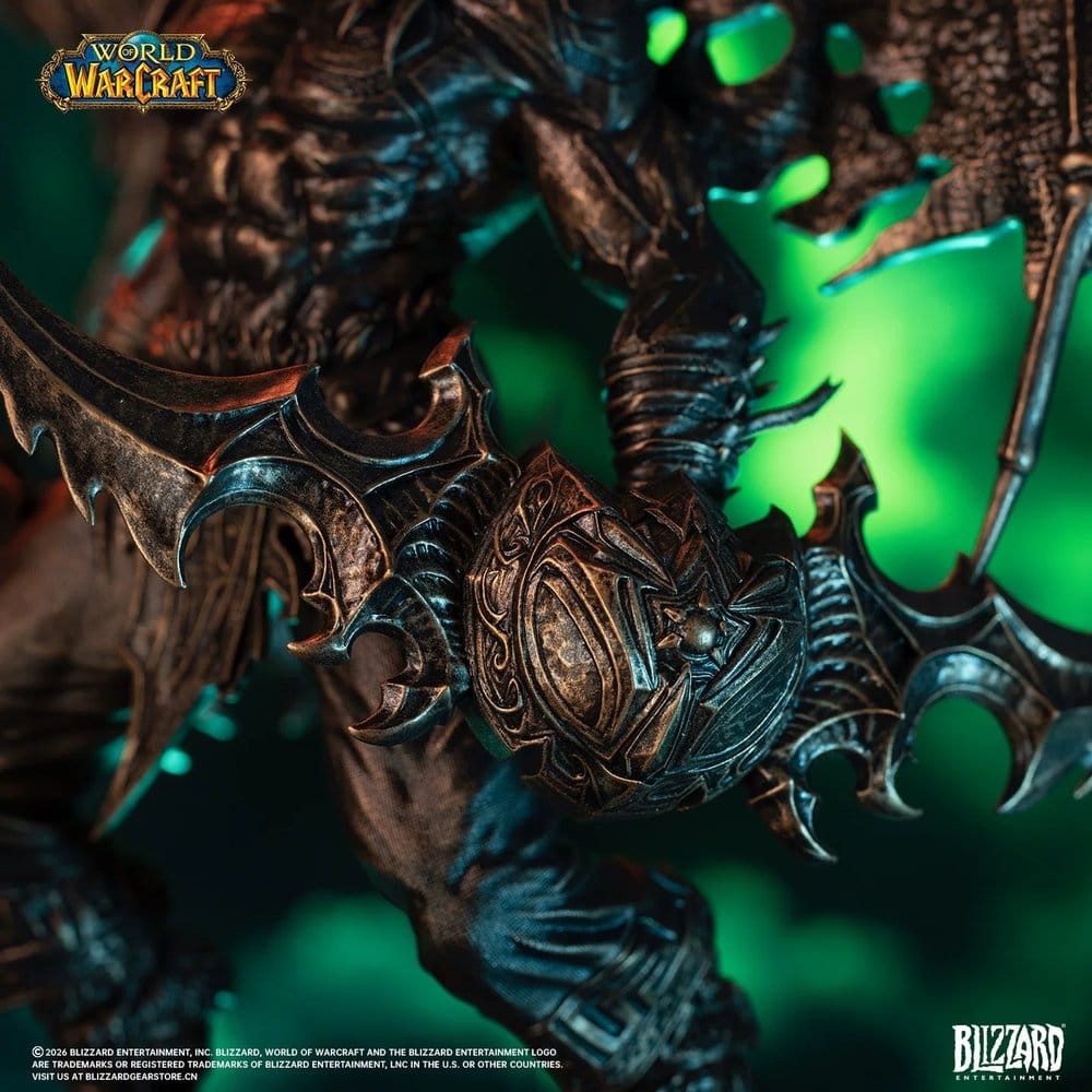 World of Warcraft 1/10 Skala Figur Illidan Stormrage (Bronsfärgad) 34 cm