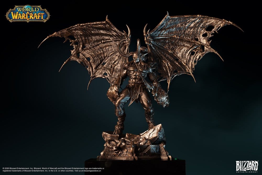 World of Warcraft 1/10 Skala Figur Illidan Stormrage (Bronsfärgad) 34 cm