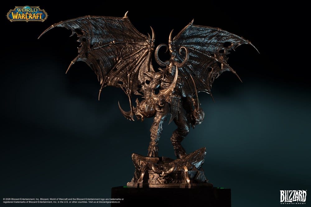 World of Warcraft 1/10 Skala Figur Illidan Stormrage (Bronsfärgad) 34 cm