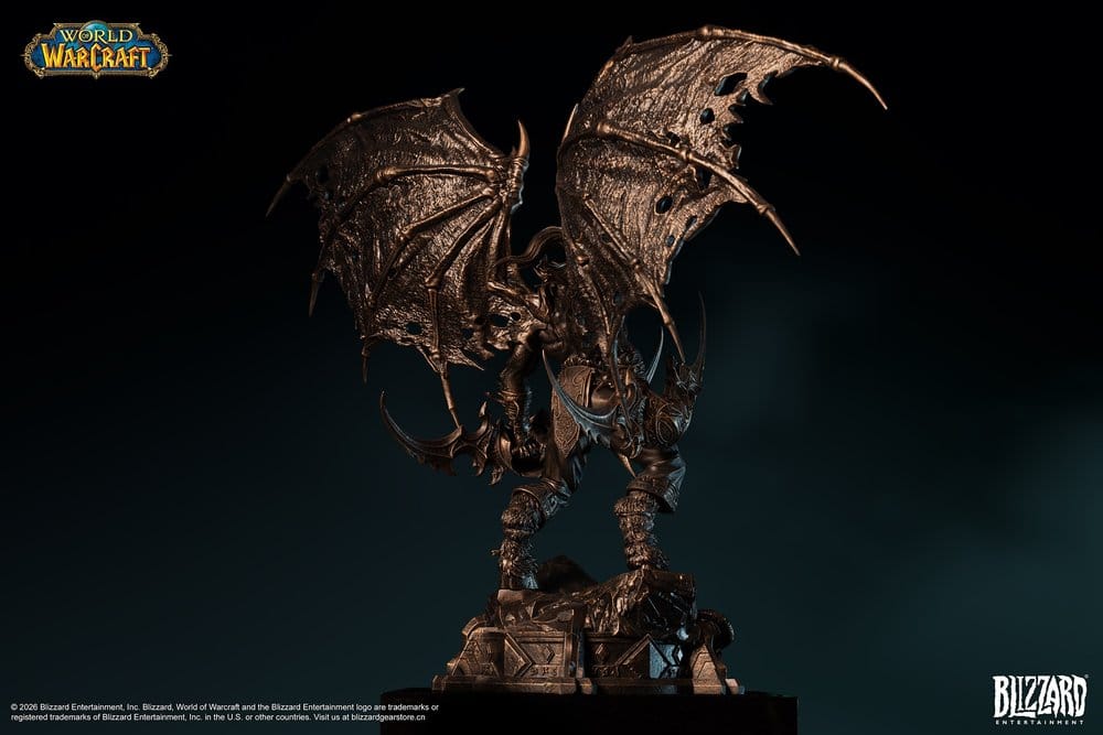 World of Warcraft 1/10 Skala Figur Illidan Stormrage (Bronsfärgad) 34 cm