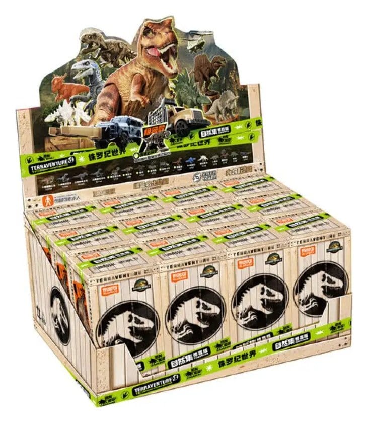Jurassic Park Blokees byggsatser Terraventure sortiment (12 stycken)