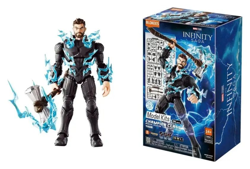 Marvel Blokees Byggsats Thor – Officiellt licensierad samlarbyggsats från Marvel