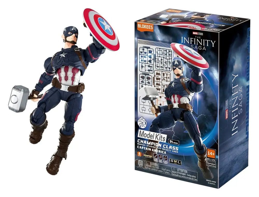 Marvel Blokees Byggsats Captain America