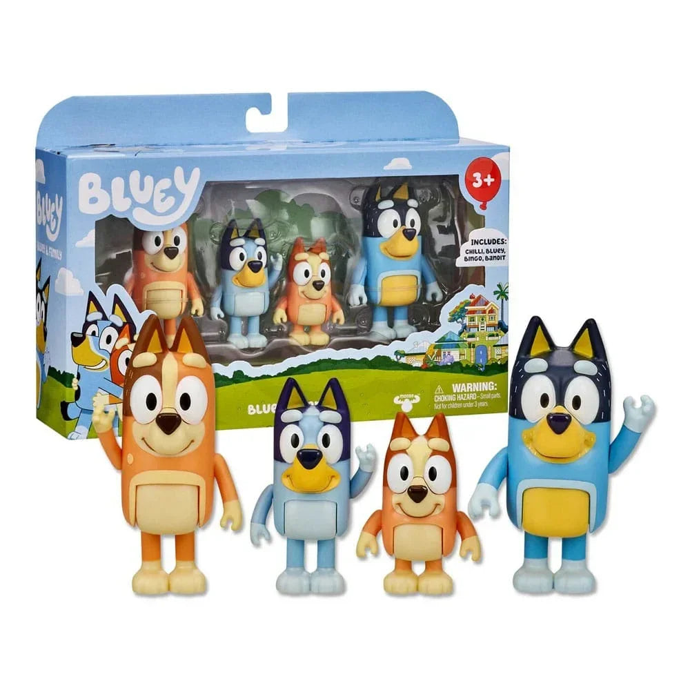 Bluey Action Figures 4-Pack Moose Toys