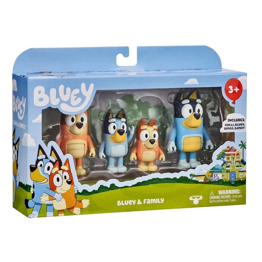 Bluey Action Figures 4-Pack Moose Toys