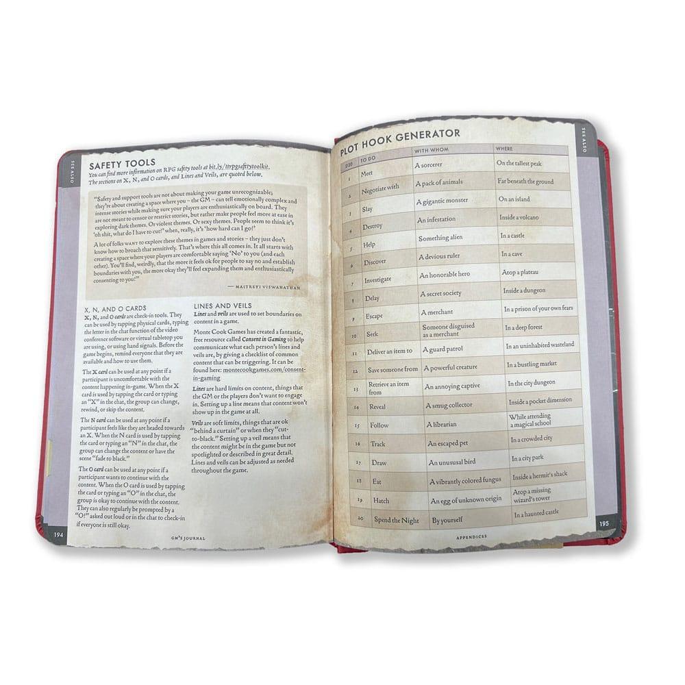 Anteckningsblock A5 Gamemaster's Journal Orange Portal Beadle & Grimm´s