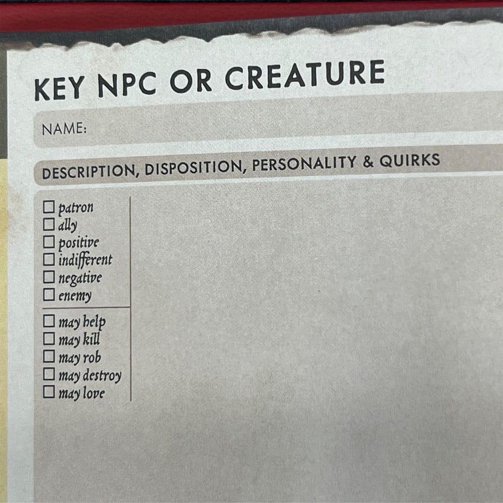 Anteckningsblock A5 Gamemaster's Journal Orange Portal Beadle & Grimm´s