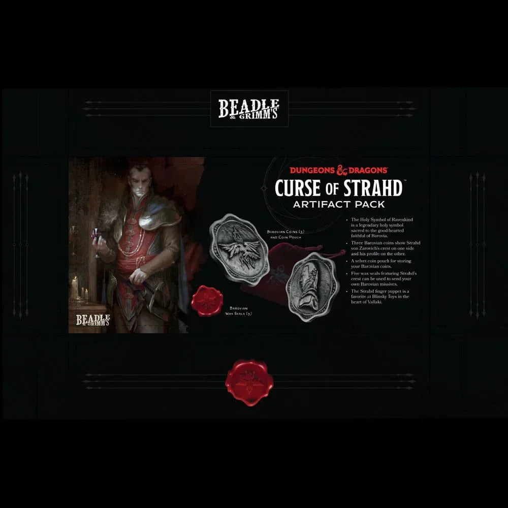 Dungeons & Dragons: Curse of Strahd Geschenkbox Artefaktset Beadle & Grimm´s