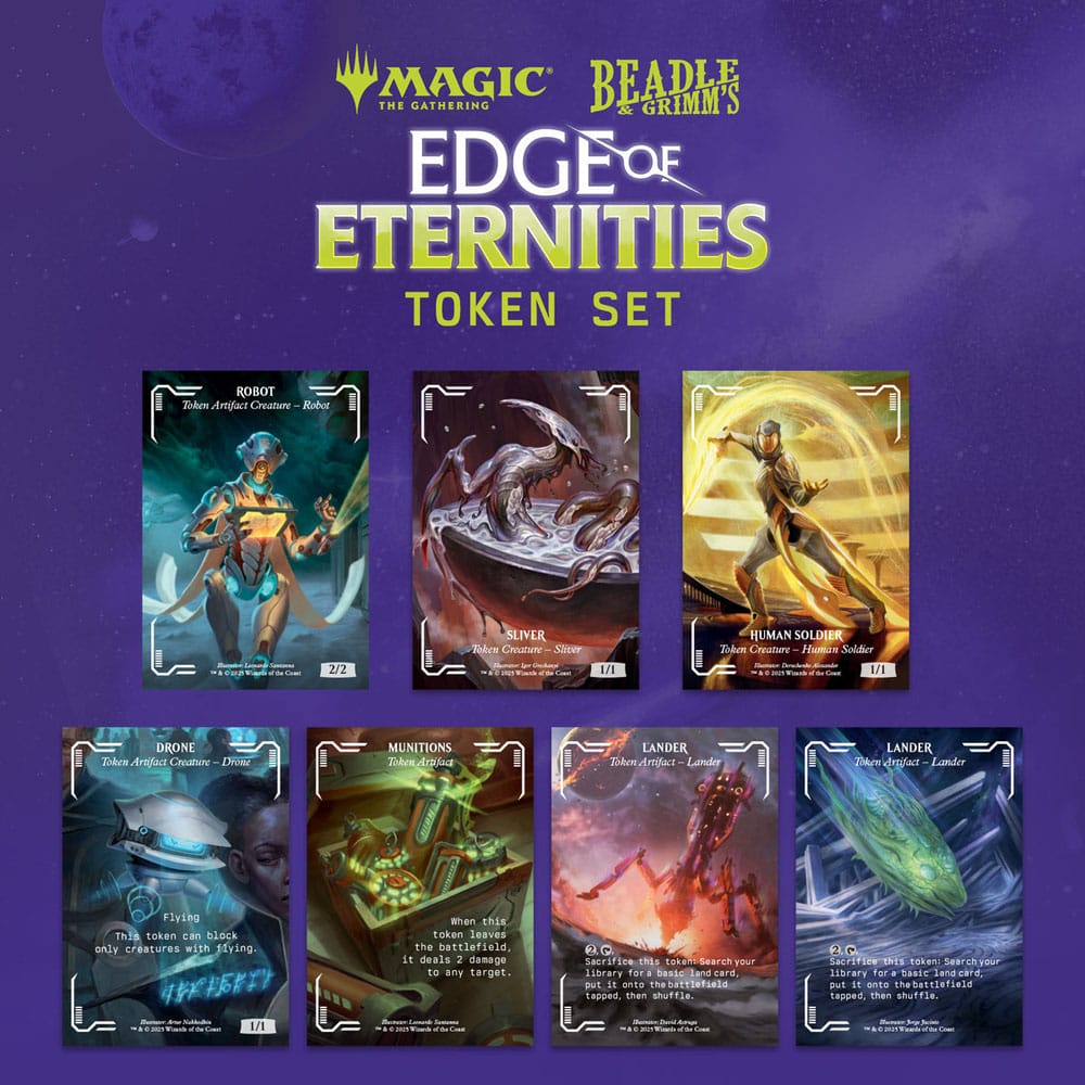 Magic the Gathering Dice och Token Pack Edge of Eternities Beadle & Grimm´s