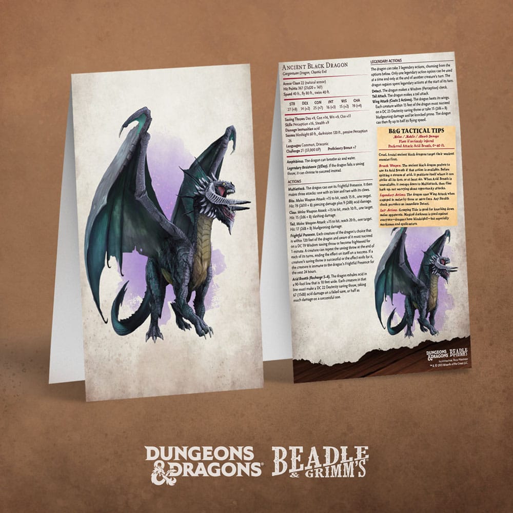 Dungeons & Dragons RPG Encounter Cards Challenge Rating 7+: Pack 2 Beadle & Grimm´s