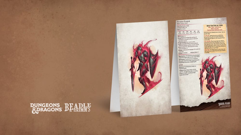 Dungeons & Dragons RPG Encounter Cards Challenge Rating 0-6: Pack 1 Beadle & Grimm´s