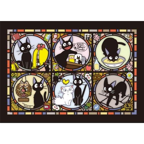 Kiki's Delivery Service Jigsaw Puzzle i Stained Glass - Jiji's Everyday Ensky