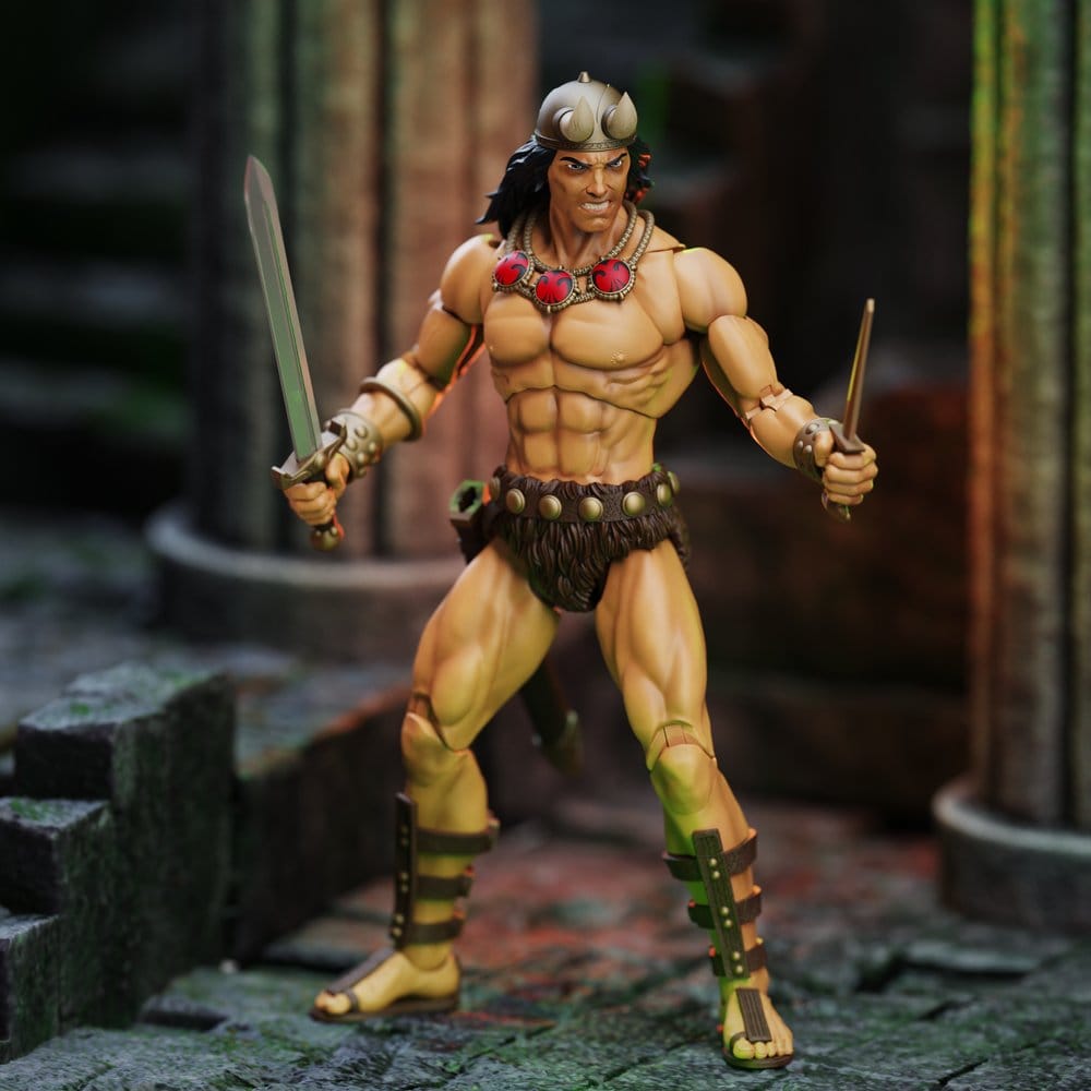 Conan den barbaren episka H.A.C.K.S.-actionfigursset Tornet av elefanten: Ung Conan och Yag Kosha