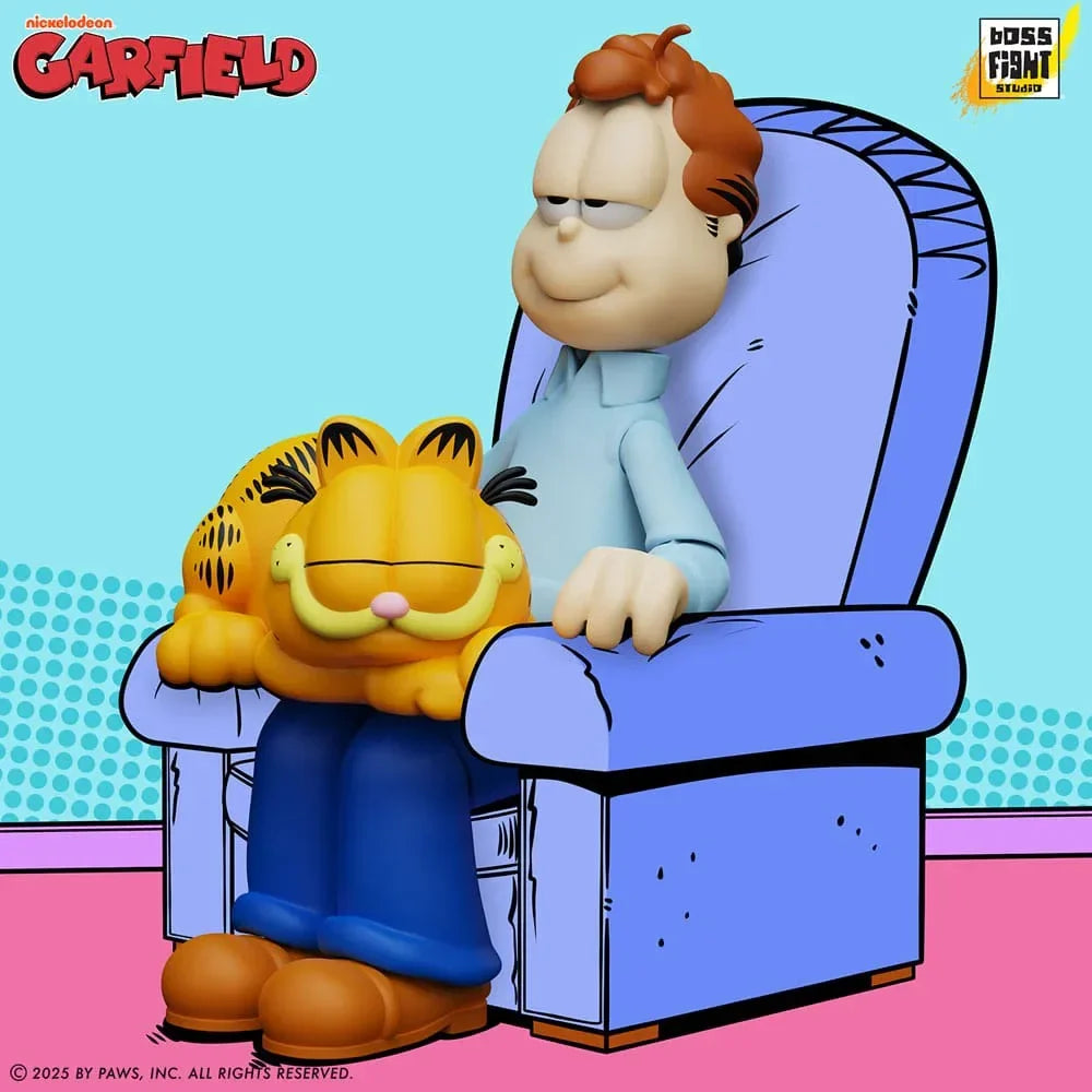Garfield Action Figur Jon Arbuckle Deluxe Edition 19 cm Boss Fight Studio