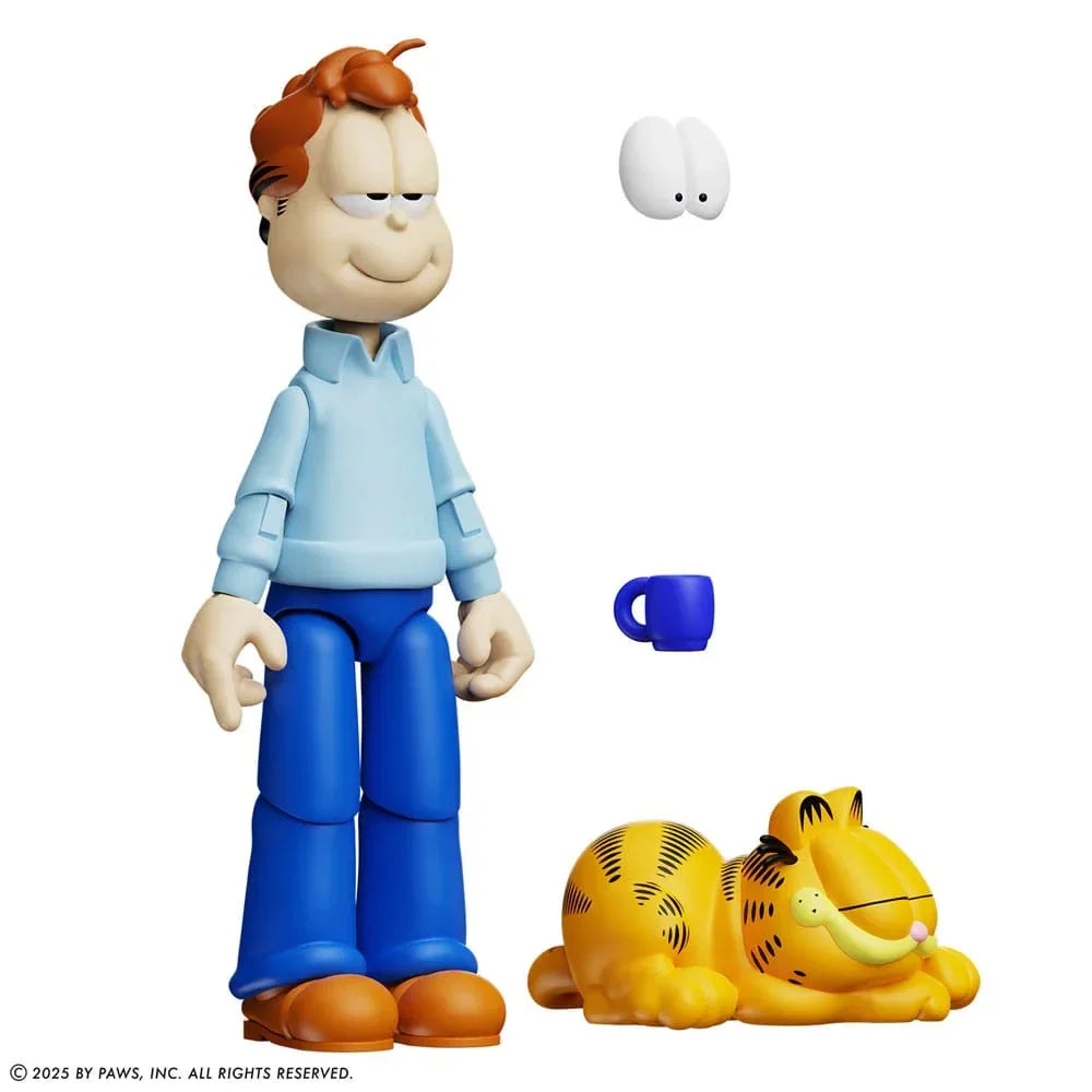 Garfield Action Figur Jon Arbuckle Deluxe Edition 19 cm Boss Fight Studio