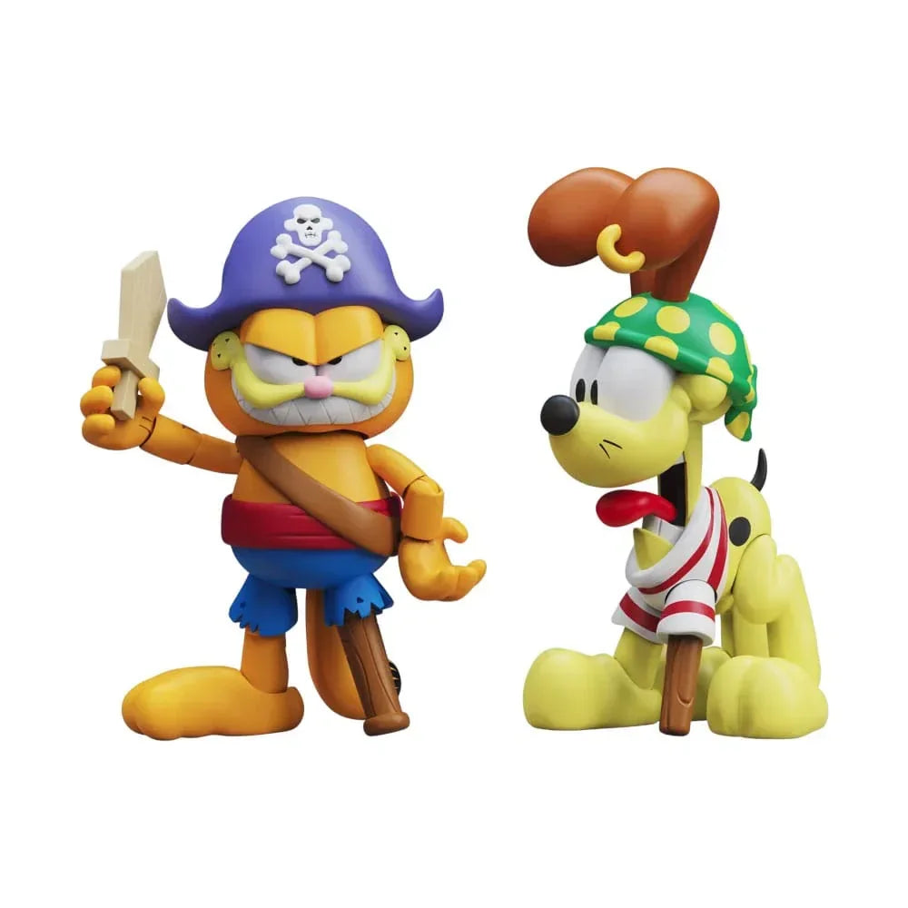 Garfield Action Figur 2 Pack – Pirate Garfield och Pirate Odie Boss Fight Studio