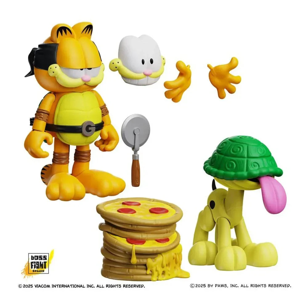 Garfield Action Figur 2 Pack: Garfello och Sidekick Odie Boss Fight Studio