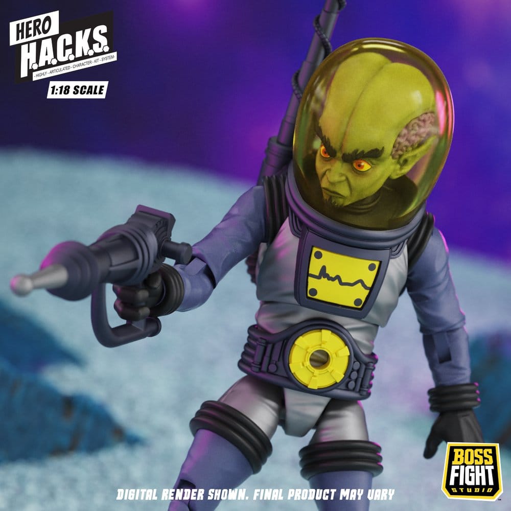 Hero H.A.C.K.S. Core Action Figure 1/18 Heroes and Villains Wave 1 Zarko Resources Inc.: Galactic Prospectors