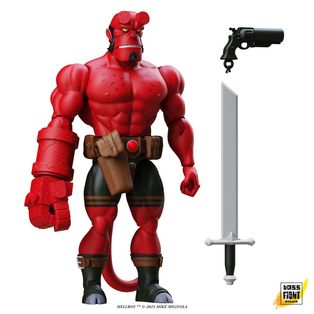Hellboy Action Figur 14 cm - Retro Samlarfigur Boss Fight Studio