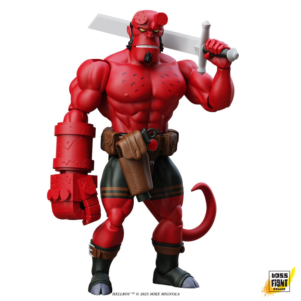 Hellboy Action Figur 14 cm - Retro Samlarfigur Boss Fight Studio