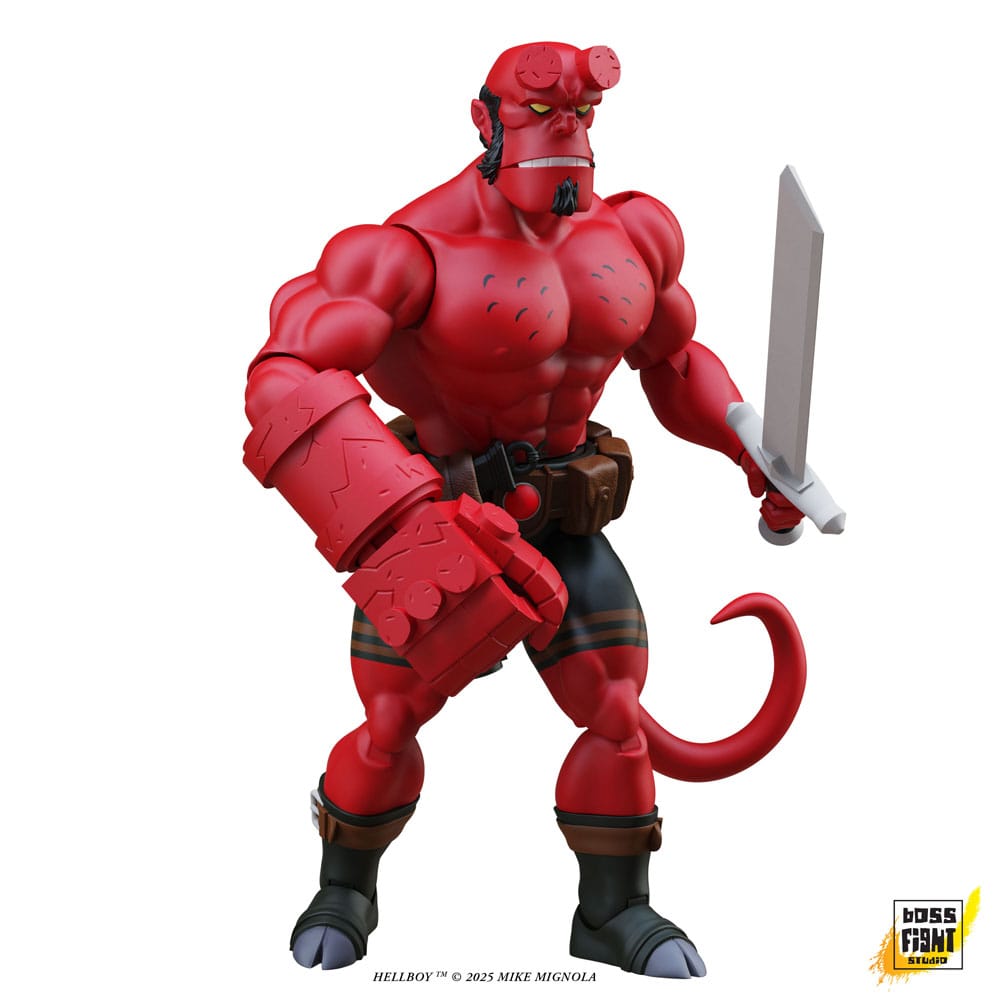 Hellboy Action Figur 14 cm - Retro Samlarfigur Boss Fight Studio