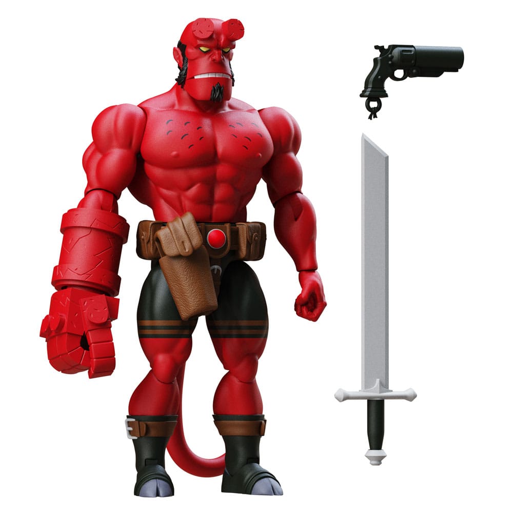 Hellboy Action Figur 14 cm - Retro Samlarfigur Boss Fight Studio