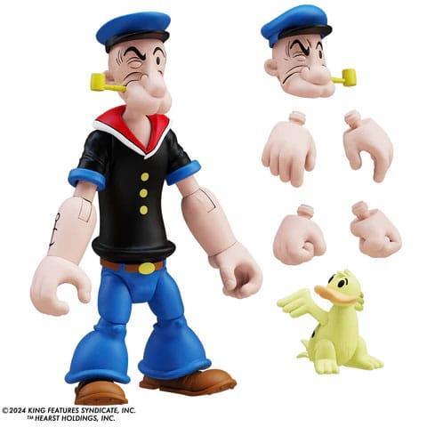 Popeye Actionfigur Wave 03 – Första Utseende i Svart Tröja Boss Fight Studio