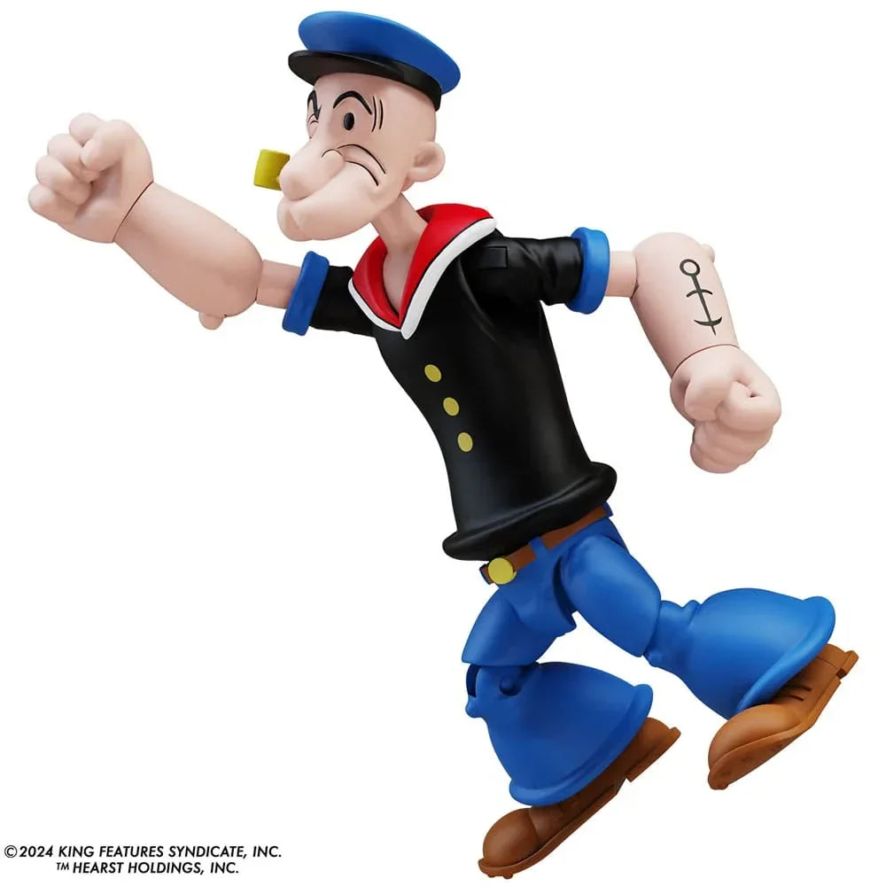 Popeye Actionfigur Wave 03 – Första Utseende i Svart Tröja Boss Fight Studio