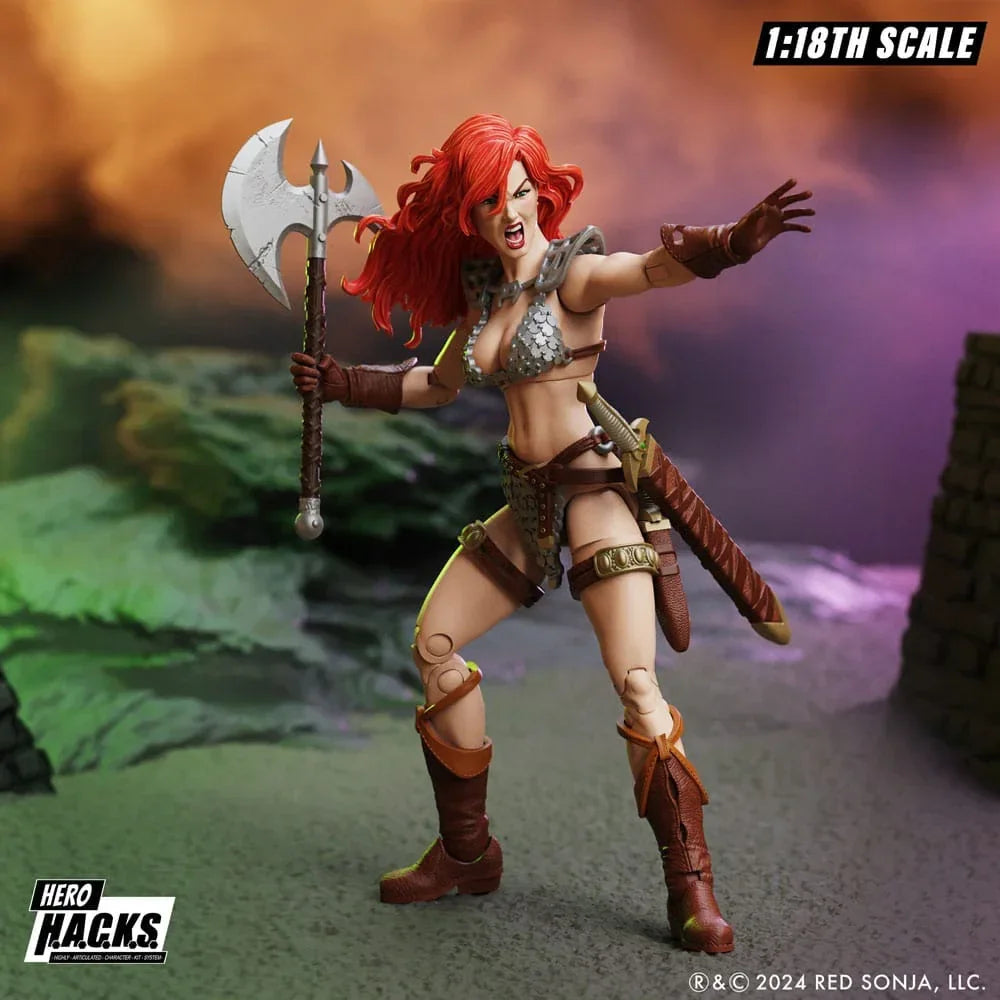 Red Sonja Hero H.A.C.K.S. Action Figur Red Sonja Boss Fight Studio