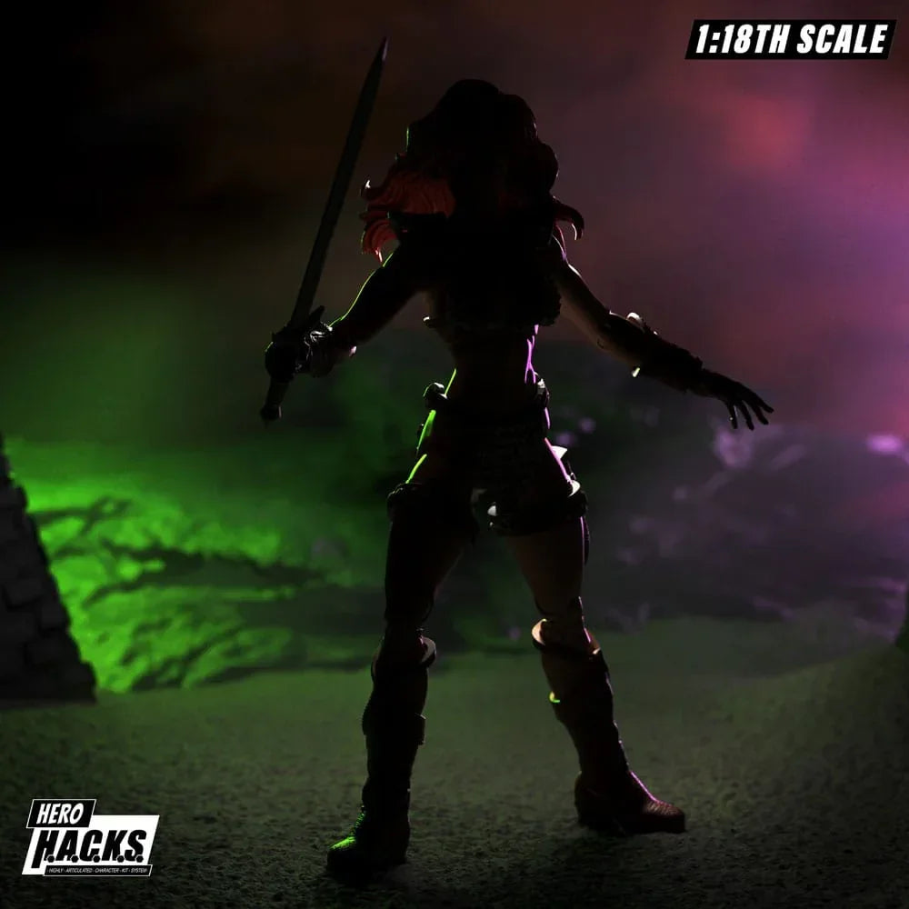 Red Sonja Hero H.A.C.K.S. Action Figur Red Sonja Boss Fight Studio