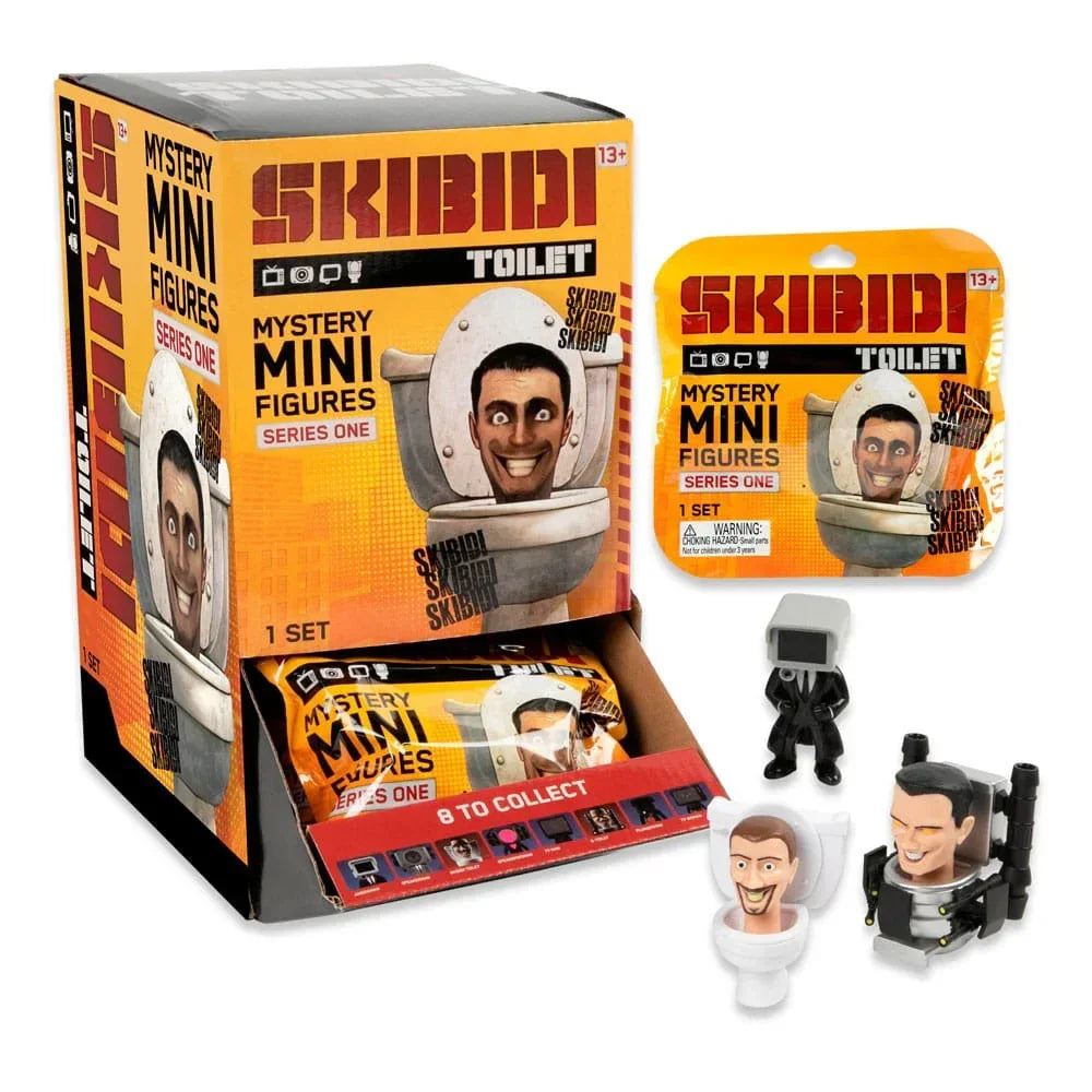 Skibidi Toilet Minifigurer 6 cm Serie 1 Display (24) Bonkers Toys