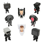 Skibidi Toilet Minifigurer 6 cm Serie 1 Display (24) Bonkers Toys