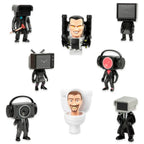 Skibidi Toilet Figurer 11 cm Serie 1 Display (9) Bonkers Toys