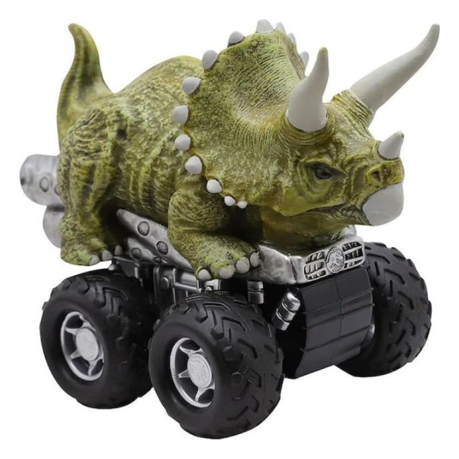Jurassic World Zoom Riders fordonsset med dinosauriefigur sortiment (24)