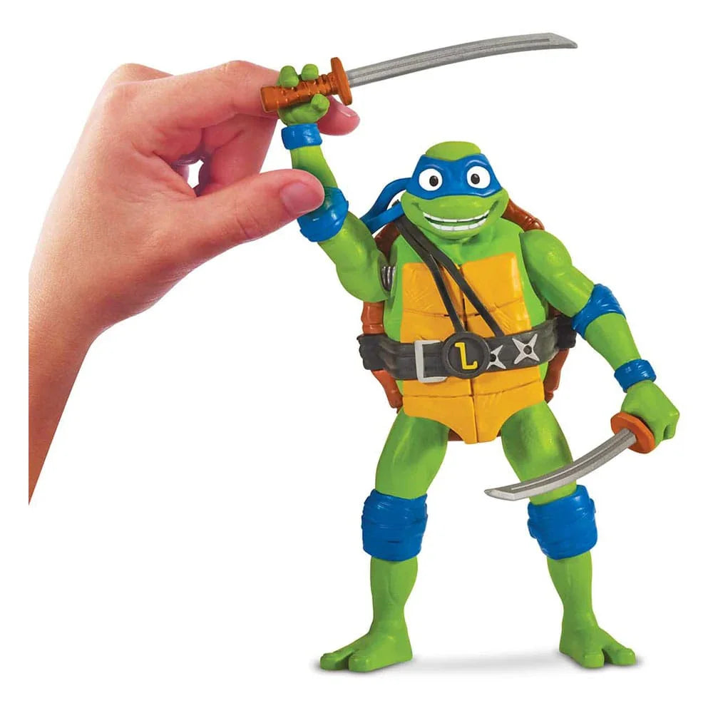 Teenage Mutant Ninja Turtles: Mutant Mayhem Ninja Shouts Action Figur Leonardo 14 cm Playmates