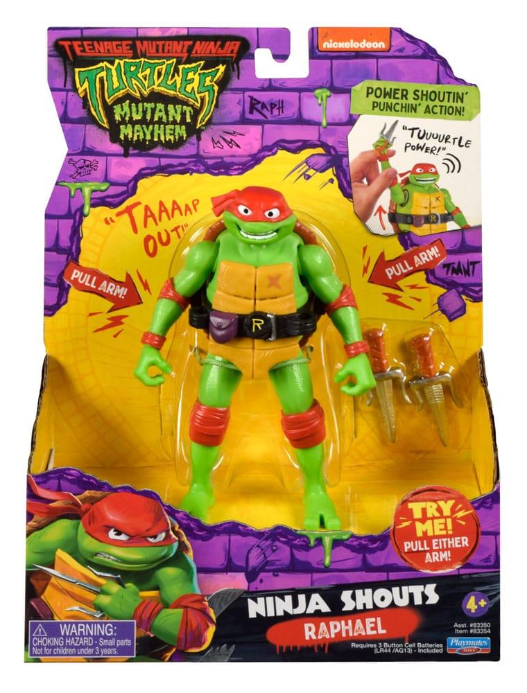 Teenage Mutant Ninja Turtles: Mutant Mayhem Ninja Shouts Action Figur Raphael 14 cm Playmates