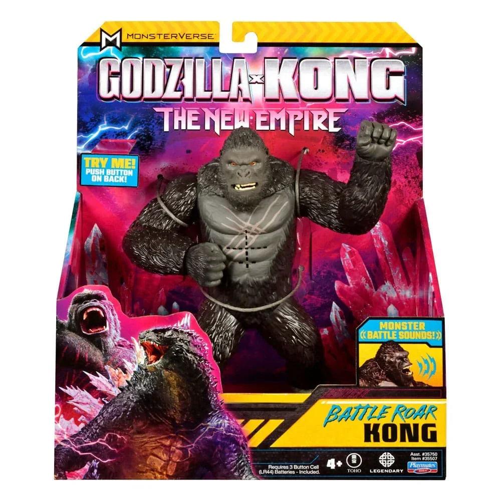 Godzilla x Kong: Den nya imperiet Battle Roar Action Figure Kong 18 cm Playmates