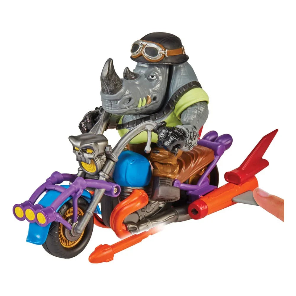 Teenage Mutant Ninja Turtles Actionfigur Chopper med Rocksteady BOTI