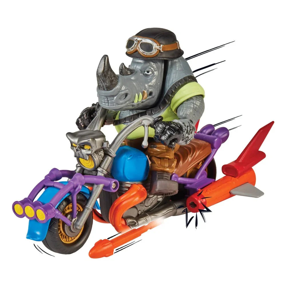 Teenage Mutant Ninja Turtles Actionfigur Chopper med Rocksteady BOTI