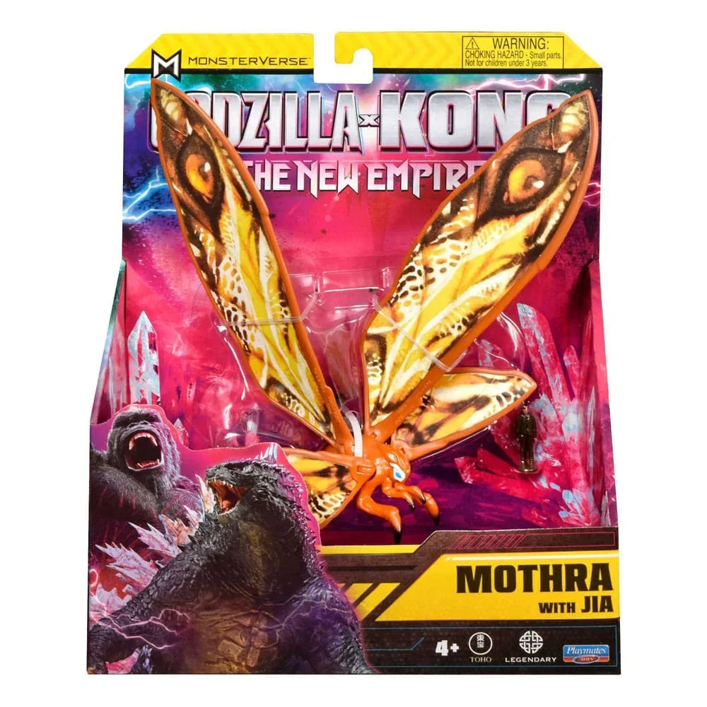 Godzilla x Kong: The New Empire Actionfigur Mothra med Jiva 15 cm Playmates
