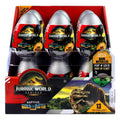 Jurassic World Rebirth Pop N Lock Breach Blind Box Captivz Build n Battle Dinos Display (12) BOTI